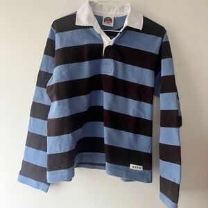Kotn Shrunken Rugby Shirt in columbia/brown (size L)